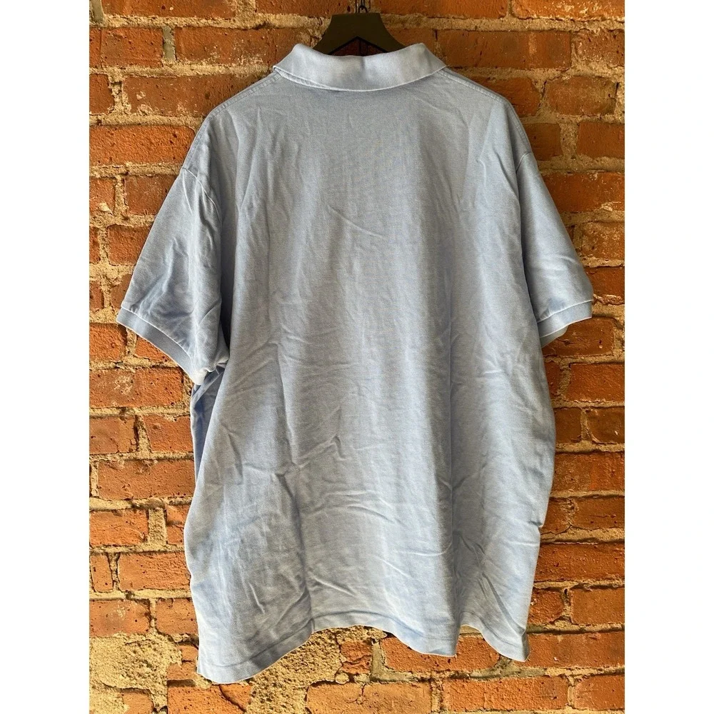 Ralph Lauren Polo Shirt Men's Blue 2XB Classic-Fit Light Yellow‎ Pony Logo
